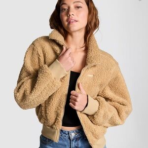 NWT Victoria’s Secret PINK Sherpa bomber